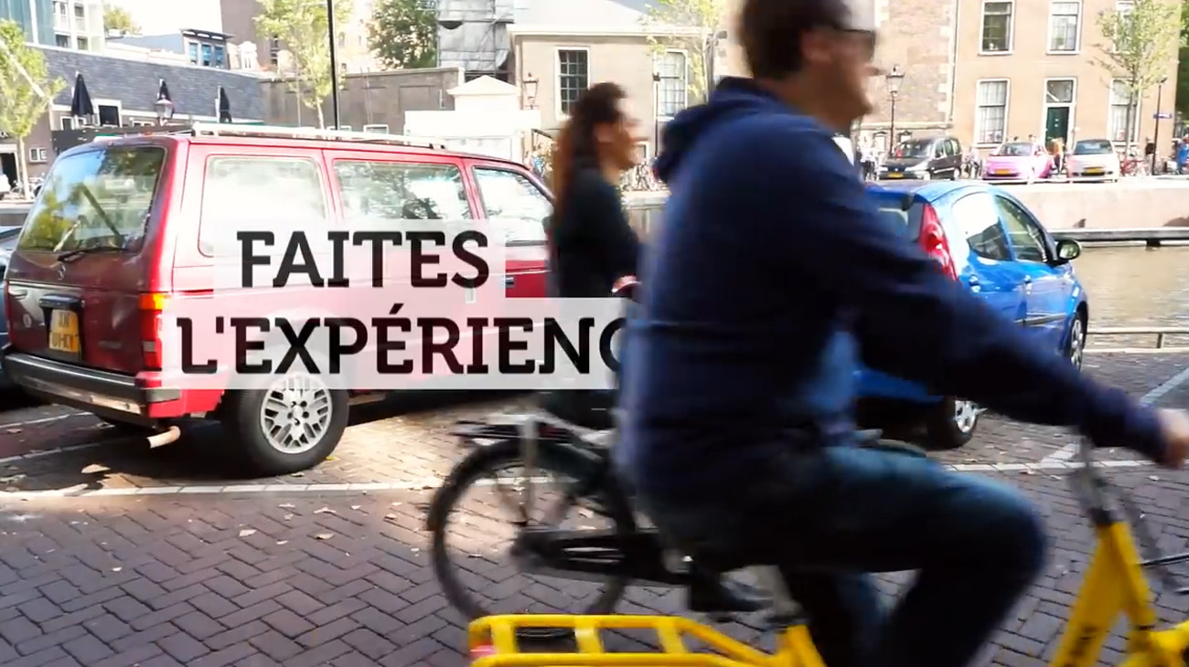 Publicité Tours vélo français Amsterdam