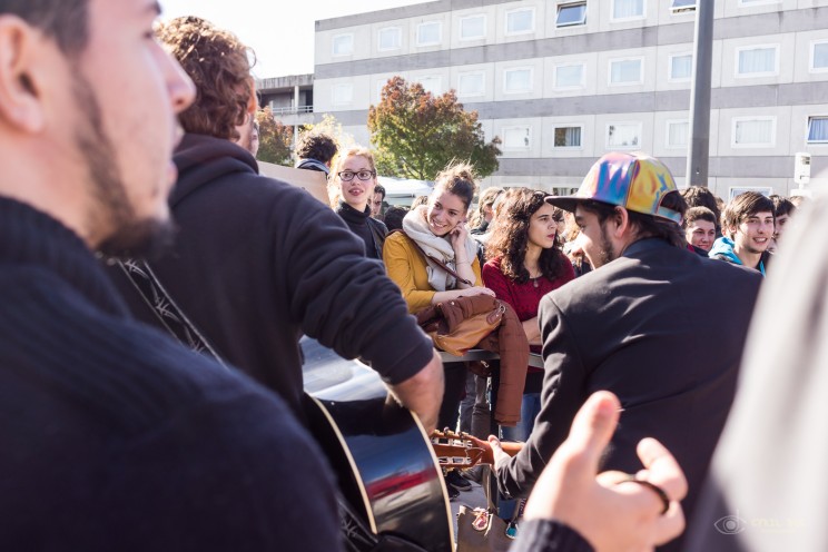 protestation Université Bourgogne coupes budgétaires 2016